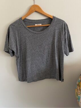 Madewell cropped boxy tee